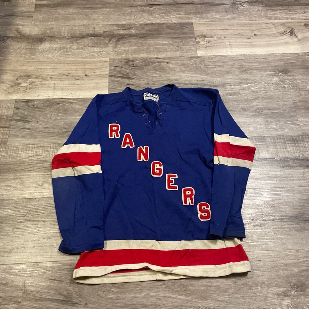 50/60s rare true vintage New York rangers hockey jersey